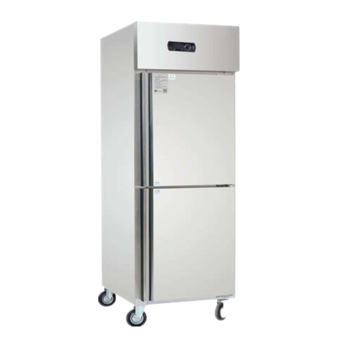 深圳双门不锈钢冷柜厨房冰柜展示冷柜